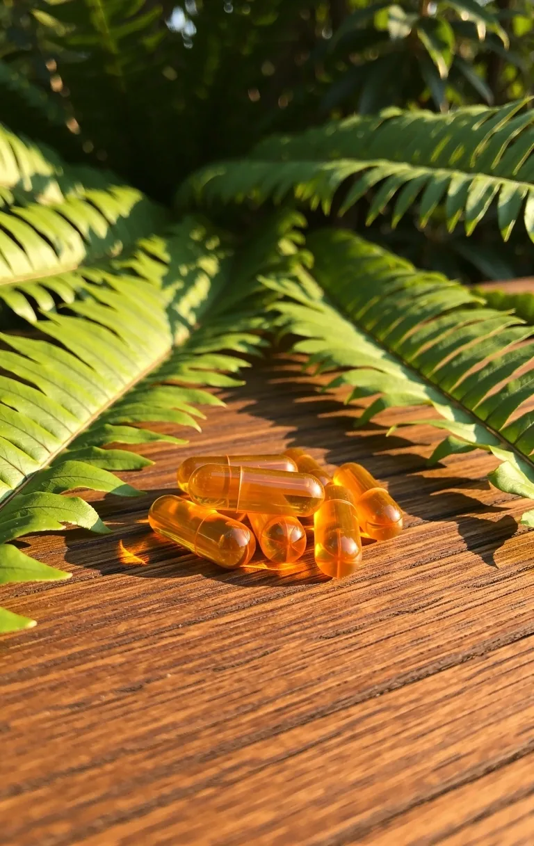 Botanical textures reflecting natural sourcing