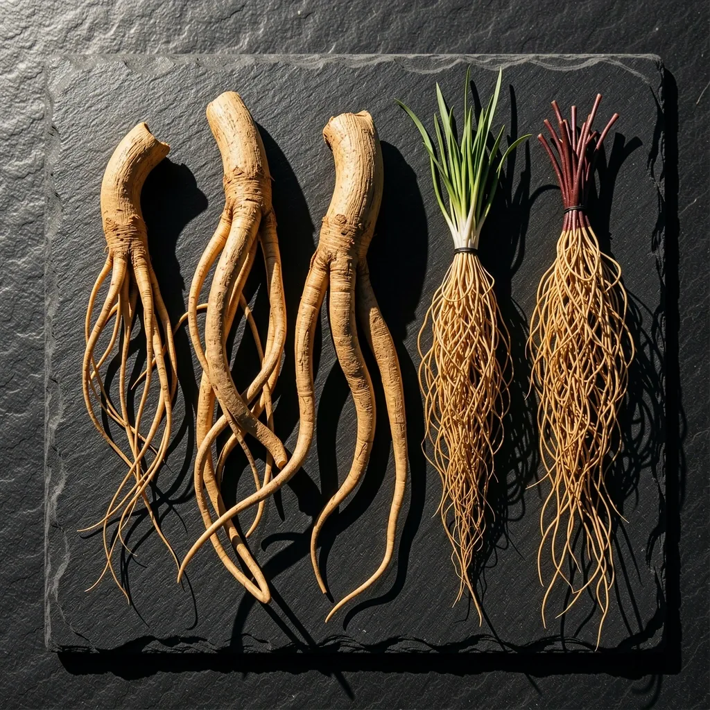 Organic root textures representing grounding and quality sourcing